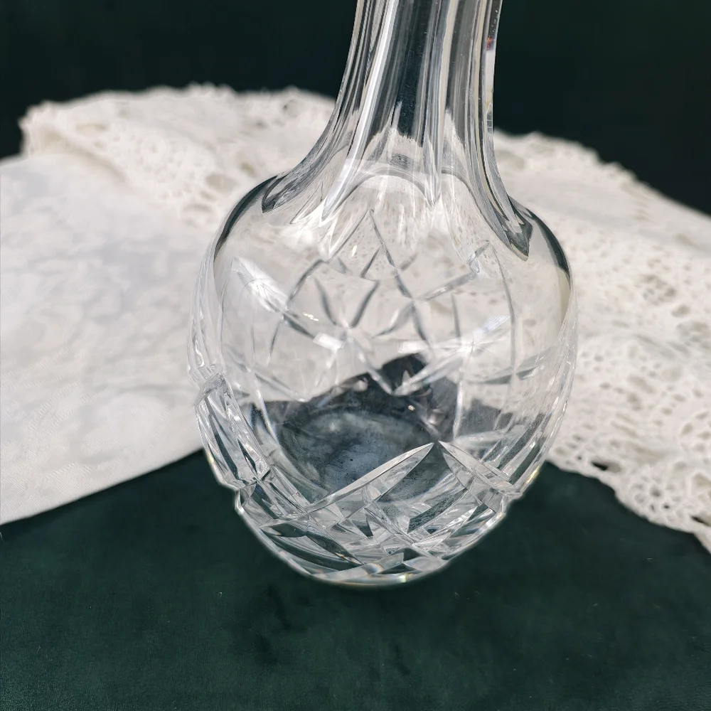 Vintage Cut Glass Crystal Decanter